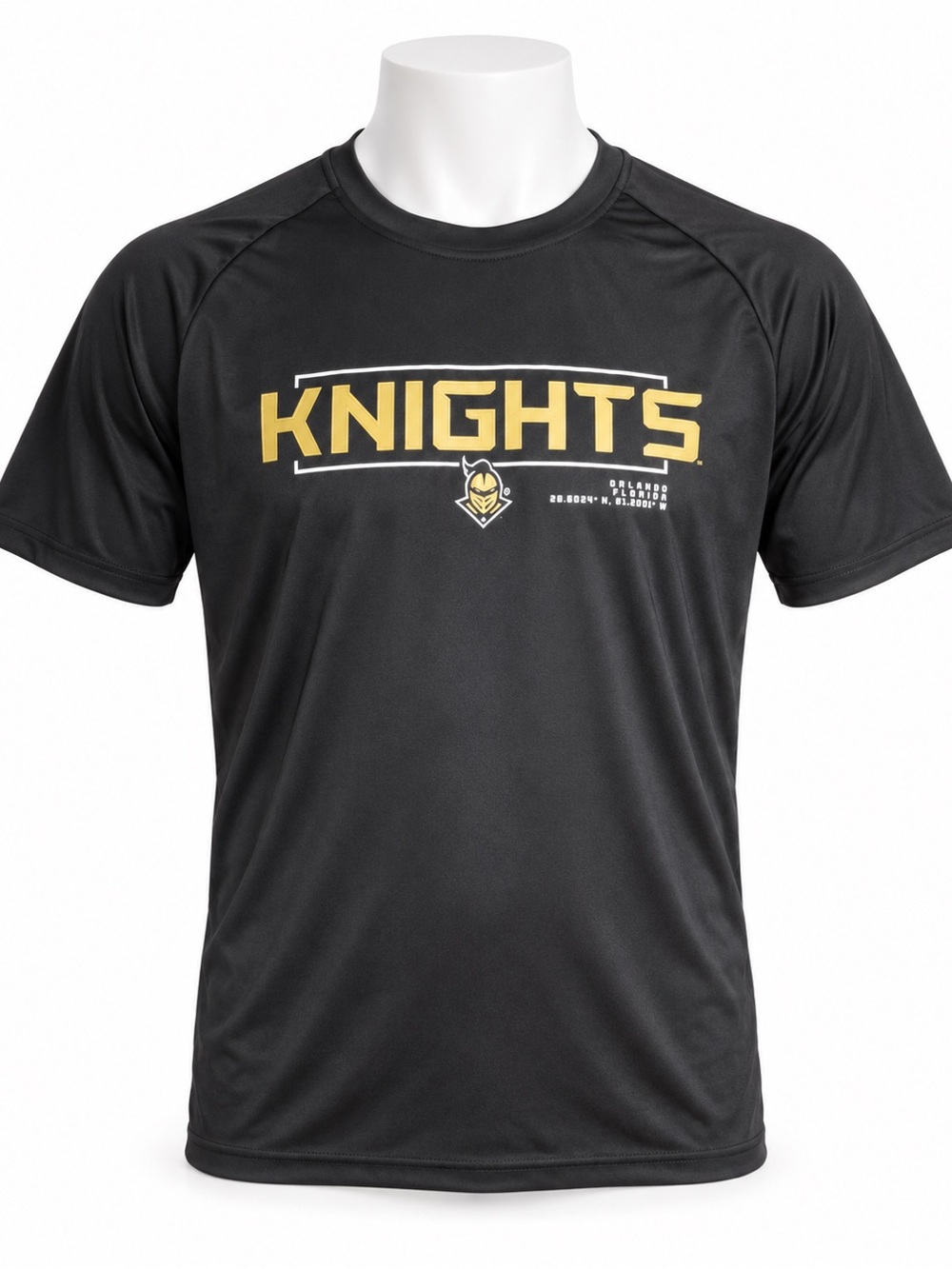 UCF Knights Shirt Men’s Medium Black Gold Rivalry Threads 91 Athletic Tee